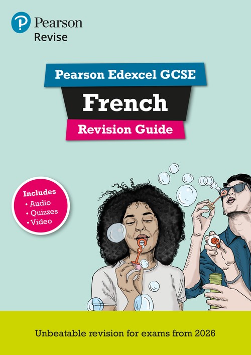 Pearson REVISE Edexcel GCSE French Revision Guide incl. audio, quiz & video - for 2027, 2028 exams