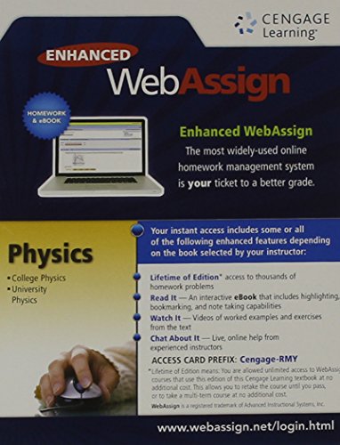 Bundle: Physics for Scientists and Engineers with Modern, Revised  Hybrid, 9th + WebAssign, Multi-Term Printed Access Card