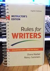 I.E. RULES FOR WRITERS 8TH.ED. HACKER