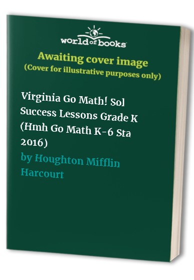 Virginia Go Math! Sol Success Lessons Grade K