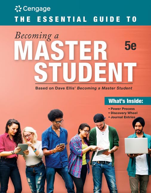 Mindtap College Success, 1 Term (6 Months) Printed Access Card for Ellis' the Essential Guide to Becoming a Master Student, 5th