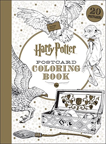 Harry Potter Postcard Coloring Book