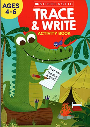 Scholastic Trace Write Educational Workbooks Ages