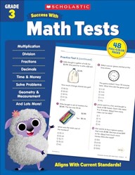 Scholastic Success with Math Tests Grade 3 Workbook