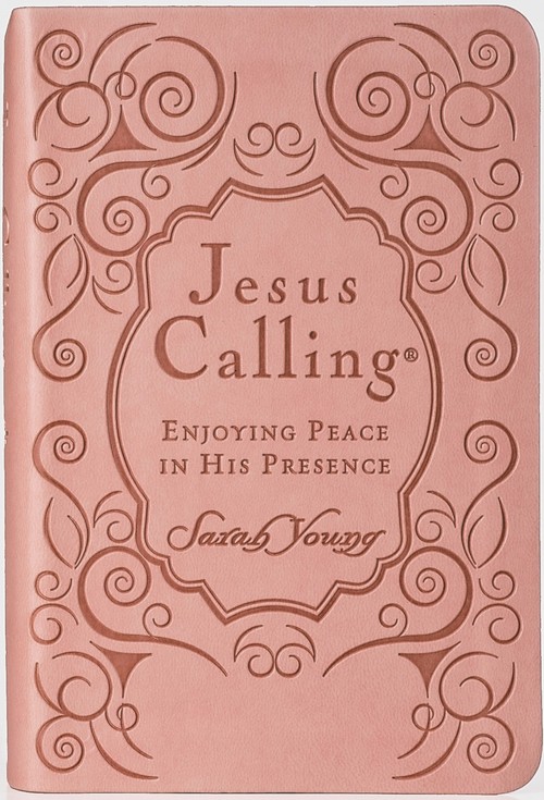 Jesus Calling, Pink Leathersoft, with Scripture References