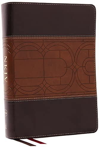 Thomas Nelson - NKJV Study Bible, Leathersoft, Brown, Full-Color, Comfort Print: The Complete Resource for Studying God's Word