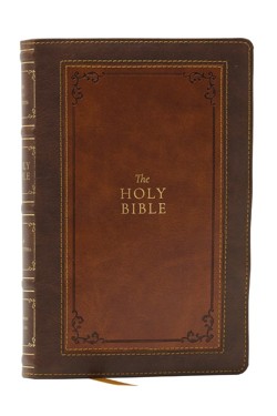 1611 KJV with Apocrypha, Brown Leathersoft