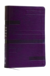 KJV Color Code Study Bible, Revealing God's Truth Color by Color (Purple Leathersoft, Red Letter, Thumb Indexed)
