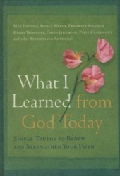What I Learned from God Today