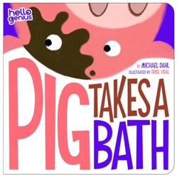 Hello Genius Pig Takes a Bath
