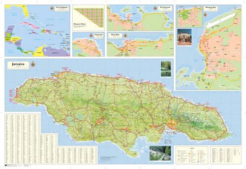 Shell Road Map of Jamaica