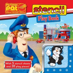 Postman Pat Stencil Play Book