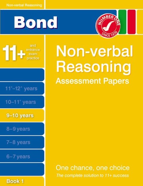 Bond Non-Verbal Reasoning Assessment Papers 9-10 Years Book 1