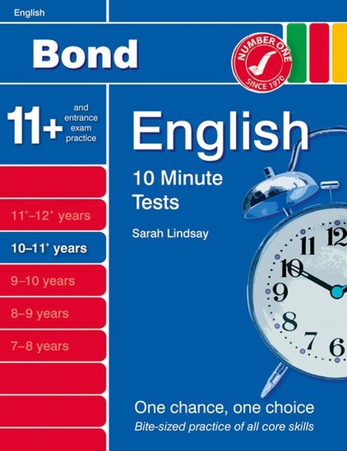Bond 10 Minute Tests English: 10-11 Years