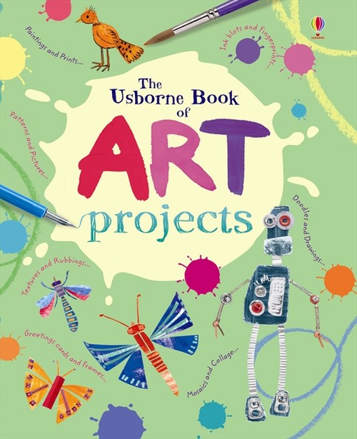 The Usborne Book of Art Projects Mini Spiral Bound