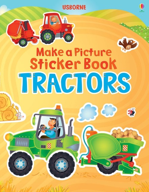 Make a Picture Sticker Book Tractors