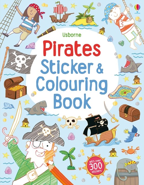 Pirates Sticker and Colouring book