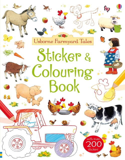 Farmyard Tales Sticker and Colouring book