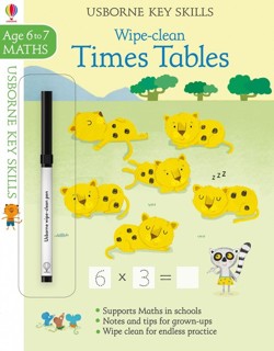 Wipe-clean Times Tables 6-7
