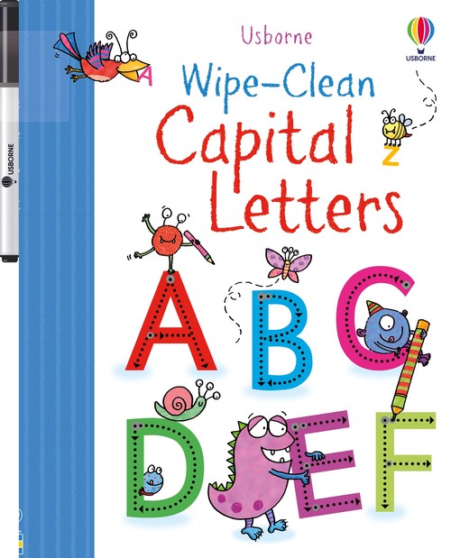Wipe-Clean Capital Letters