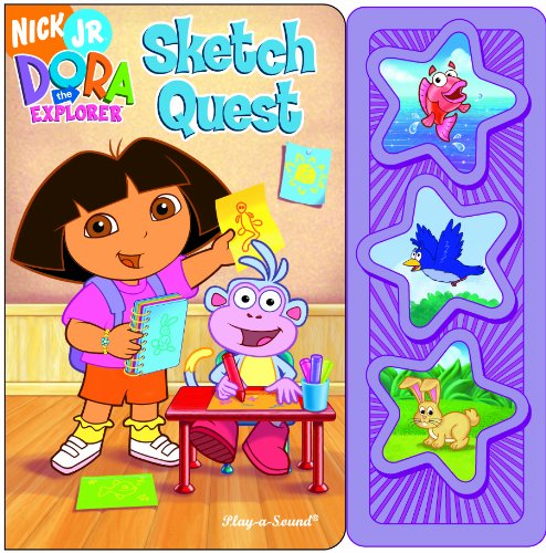 Dora the Explorer Sketch Quest 3 Button Book