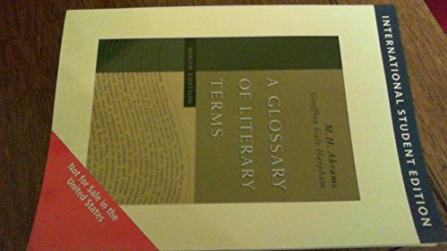 A Glossary of Literary Terms