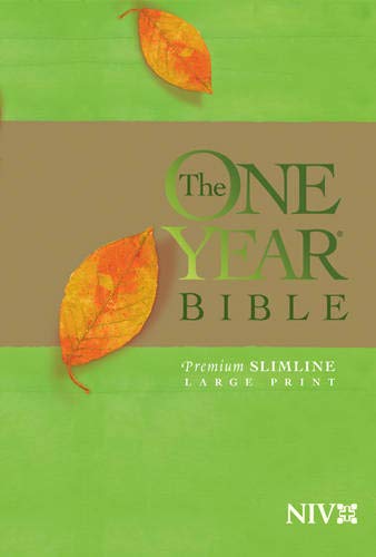 One Year Premium Slimline Bible NIV Large Print