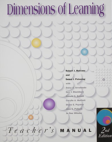 Dimensions of Learning Teachers Manual