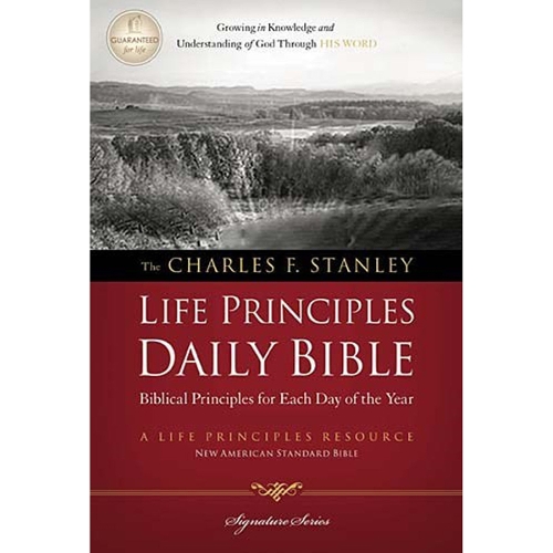 Charles F Stanley - NASB, The Charles F. Stanley Life Principles Daily Bible, Paperback, 1995 Text: Holy Bible, New American Standard Bible