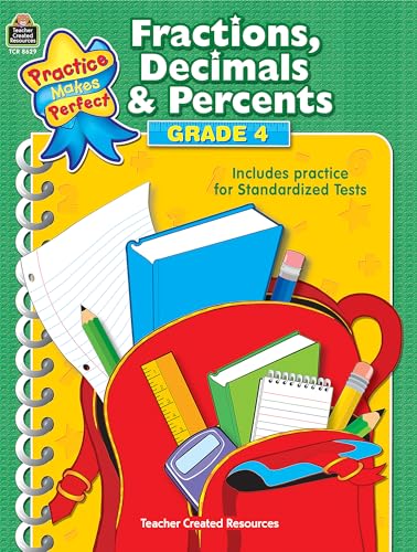 Fractions, Decimals & Percents Grade 4