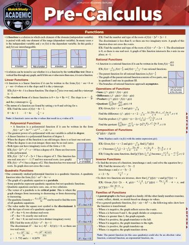 Pre - Calculus