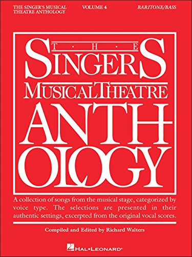 Singer's Musical Theatre Anthology - Volume 4 Baritone/Bass Book