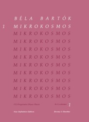 Mikrokosmos Volume 1 (Pink): Piano Solo - Piano Lessons Classic - Pink Piano Book with Music Theory and Exercises - Piano Sheet Music Book in English, French, German, and Hungarian