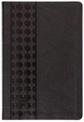 The Passion Translation New Testament with Psalms Proverbs and Song of Songs (2020 Edn) Large Print Black Faux Leather