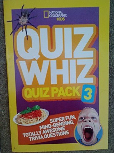 National Geographic Kids Quiz Whiz Pack 3