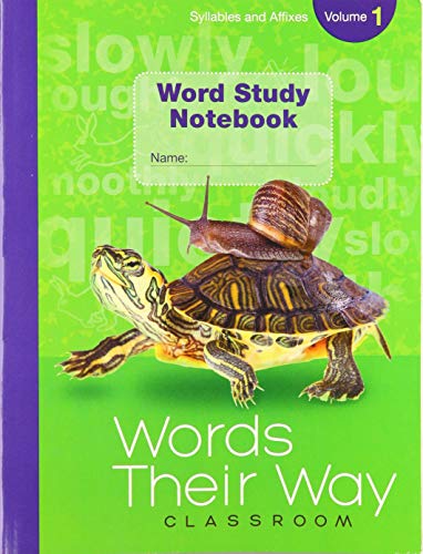 Words Their Way Classroom 2019 Syllables and Affixes Volume 1