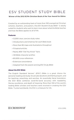 ESV Student Study Bible, TruTone, Plum