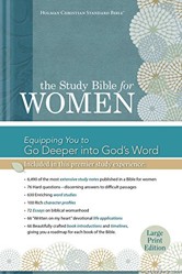 HCSB Study Bible For Women: Large Print Edition, Printed