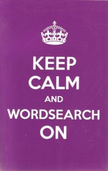 Keep Calm and Wordsearch On