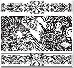 Celtic Designs Artist's Coloring Book