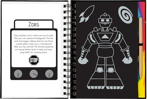 Scratch & Sketch Robots (Trace-Along)