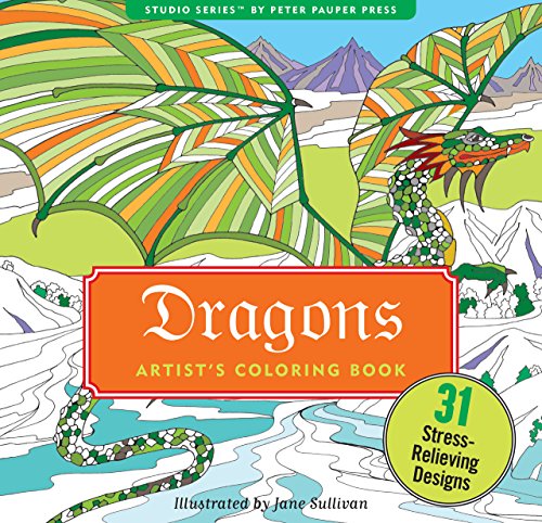 Dragons Adult Coloring Book