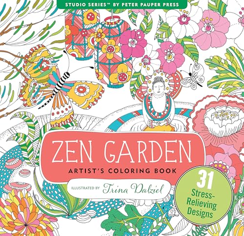 Zen Garden Adult Coloring Book
