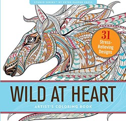 Wild Kingdom Adult Coloring Book (31 Stress-Relieving Designs)