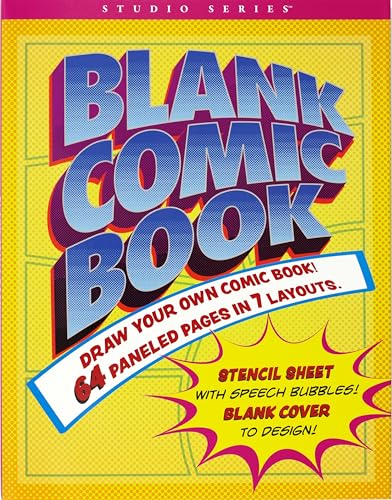 Blank Comic Book (Stencil Included)
