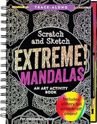 Scratch & Sketch Extreme Mandalas (Trace Along)
