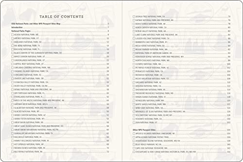 USA National Parks Journal & Passport Stamp Book (All 63 National Parks Included)