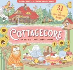 Cottagecore Adult Coloring Book (31 Stress-Relieving Designs)