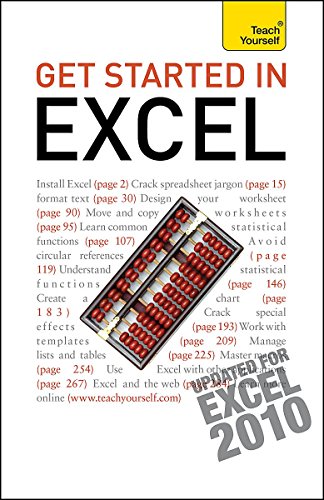 Get Started in Excel Teach Yourself