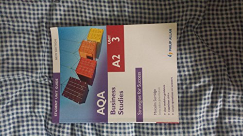 AQA A2 Business Studies Student Unit Guide New Edition: Unit 3 Strategies for Success